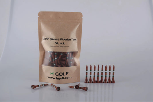 2 1/8" (54mm) Wooden Tees