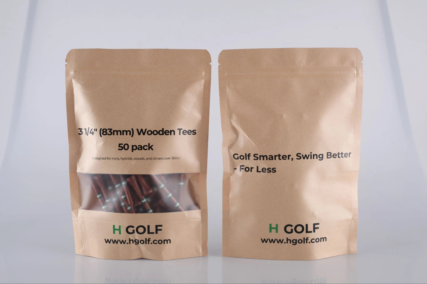 3 1/4" (83mm) Wooden Tees